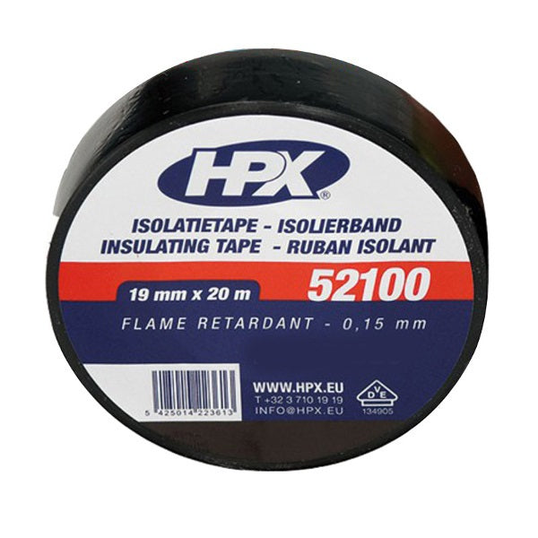 Nastro isolante prodotti HPX 52100 vde 19mm 20mtr nero