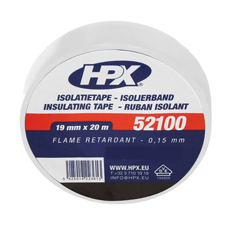 Nastro isolante prodotti HPX 52100 vde 19mm 20mtr bianco
