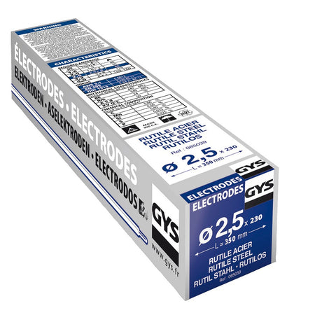 Elettrodo per saldatura prodotti Gys 2 5mm 230pz