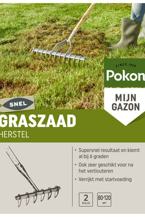 Prodotti Pokon sos recupero semi erba 2kg