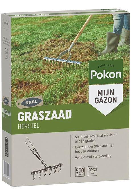 Prodotti Pokon sos recupero semi erba 500gr