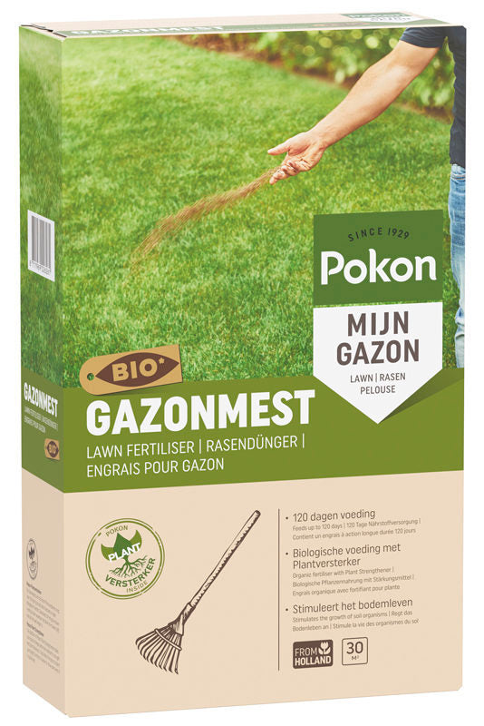 Concime bio per prato Pokon Products per 30 m2 2 kg