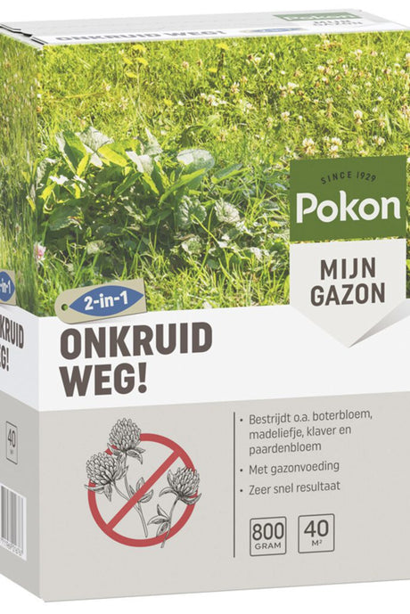 I prodotti Pokon estirpano 40 m2 800 gr