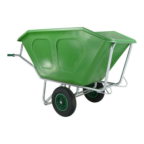 Carriola Fort Products f s 500l base zincata verde 2 ruote pneumatiche