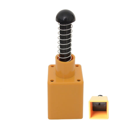Prodotti pressa per vasi in plastica gialla 4x4cm