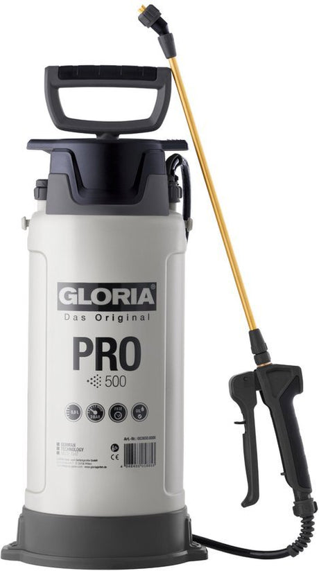 Gloria prodotti spruzzatore a pressione pro 500 knst 5 litri resistente all'olio