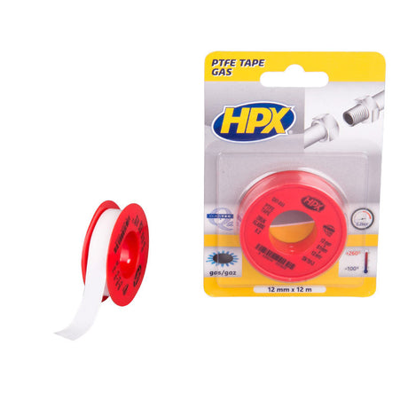 Prodotti HPX nastro sigillante blister per gas bianco 12 mm x 12 m e 751 3