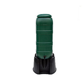 Begreen prodotti botte antipioggia compl 100 litri verde più fondo omaggio
