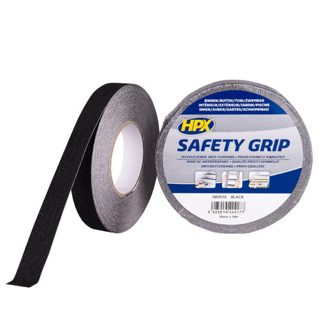 Nastro antiscivolo prodotti HPX nero 25mm x 18m