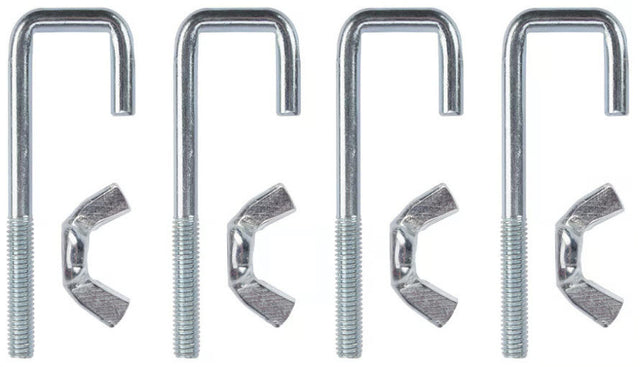 Set di fissaggio per schienale in plastica a slitta