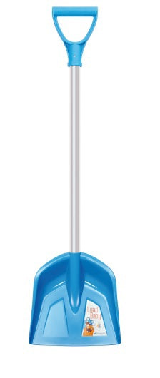 Mm prodotti eurotool pala da neve per bambini blu mm completa di manico in acciaio alluminio d