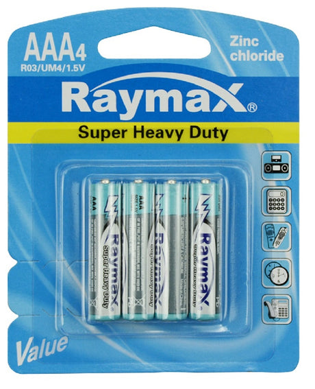Prodotti Raymax batteria penlite mini r03 zinco aaa 1 5v a 4pz