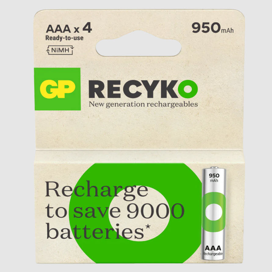 Batteria ricaricabile GP NiMH aaa 950ma blister(4) - 3311422
