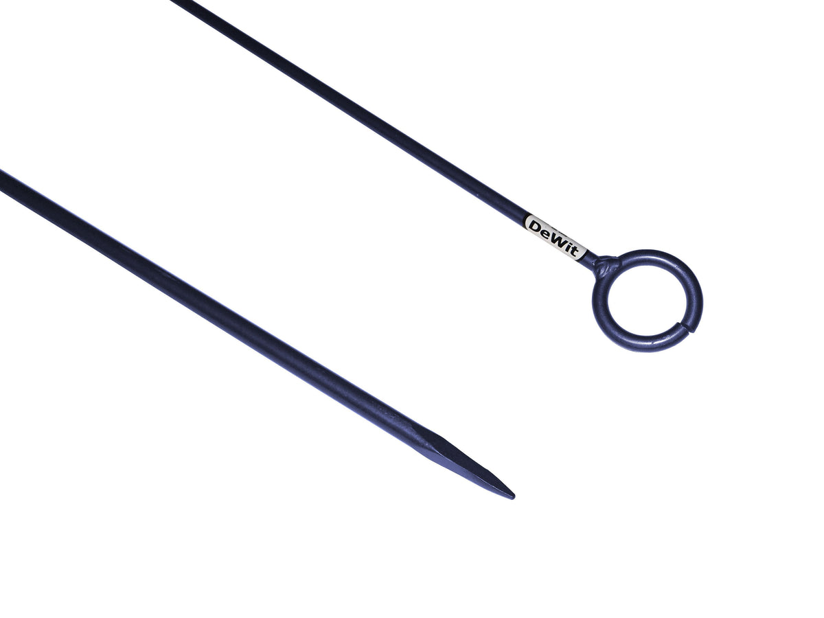 Il perno del filo dei prodotti bianchi è chiuso con occhiello aperto 400 x 10 mm sbiancato