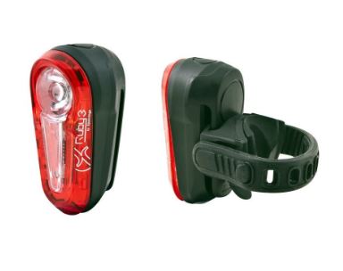 Spanninga Light Ruby3 XB Flash 3 LED inclusa batterie