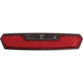 Fanale posteriore Axa Juno e-bike abbinato portapacchi posteriore. E-bike Juno 6-12 dc 80 mm