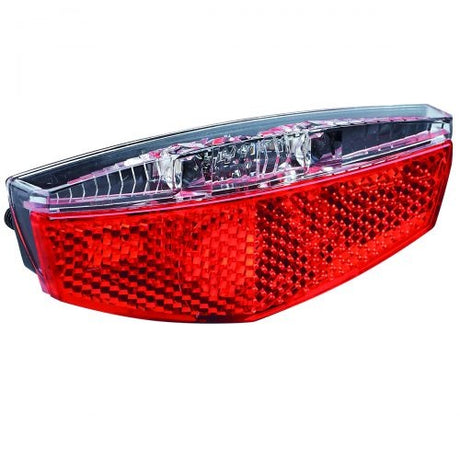 Riflettore luce posteriore a LED Buchel Tivoli e-bike 6-48v 50-80mm stvzo su scheda