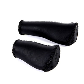 Manico velo in pelle ergo 92 135mm nero