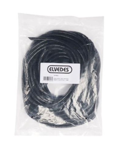 Tubo a spirale Elvedes (6mm) 10 metri nero