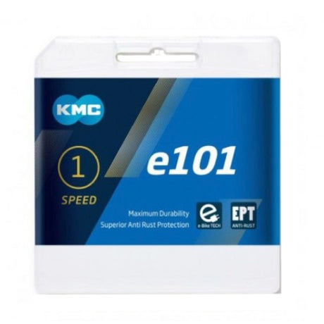 KMC E101 EPT Catena di biciclette 112 Schakels - argento