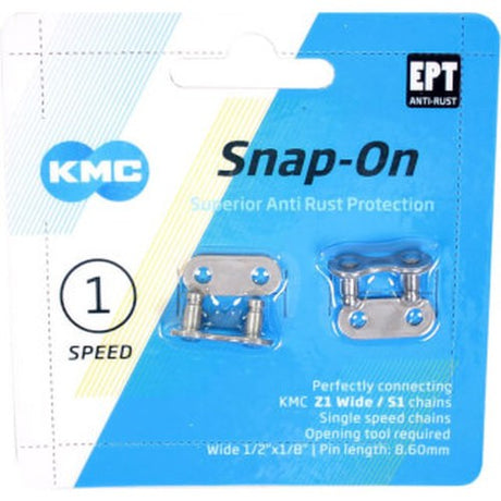 Interruttore a catena KMC - Snap -on - 1 8 - 8,60 mm - argento