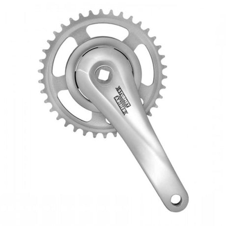 Sunrace - Sunrace Cranket 38T lunghezza della manovella 170mm. Silver Alluminio SPIEless. Copertina da 92 mm. -8 mm di profondità