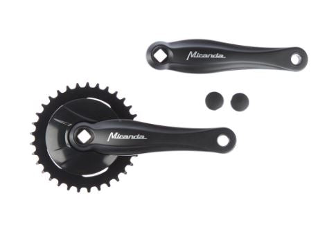 Guarnitura Buzaglo Miranda 38t. beta 1 alluminio + disco 92 mm. gazzella nera