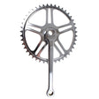 Set di manovella con SPIEGAT 44T 170 mm in argento