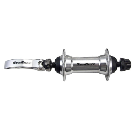 Mozzo anteriore Sunrace hbm53 - 36 fori - sgancio rapido - silver
