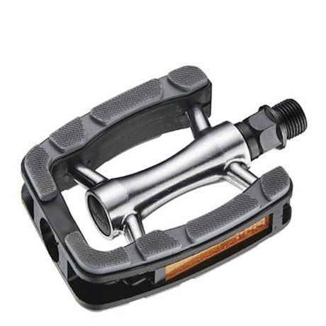 Pedali dell'Unione SP-823, non slip in alluminio. Nero grigio. 9 16 filo (pacchetto sospeso)