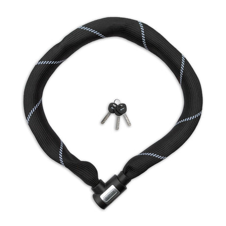 Lynx Chain Lock Art-2 110 cm x 8,3 mm Copertina di nylon Black su carta