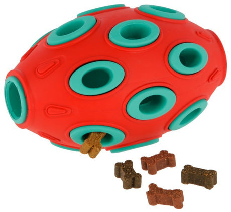 Prodotti rugby toyfastic da riempire rosso turchese 12 x 7 5 cm