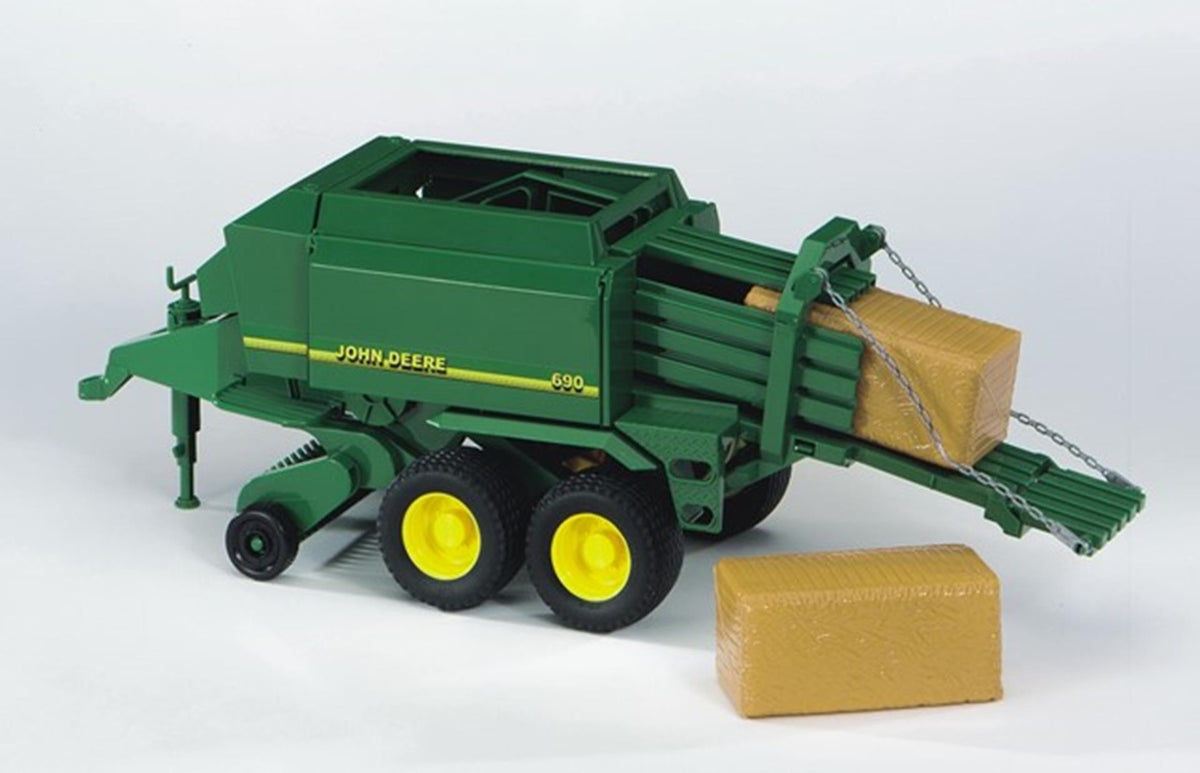 Giocattoli Bruder | veicoli in miniatura - pressa per balle John Deere (02017)