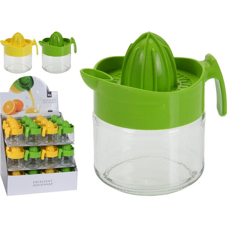 Ottimo spremiagrumi casalingo, caraffa in plastica
