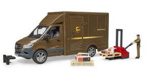 Bruder MB Sprinter UPS con conducente e accessori modellino di veicolo (02678)
