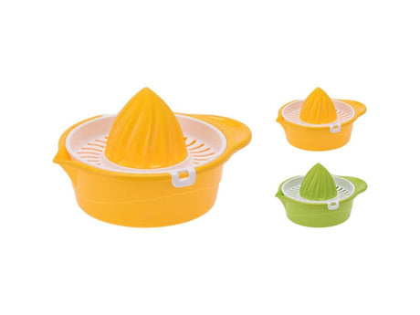 Ottimo spremiagrumi casalingo in plastica da 220ml disponibile in giallo o verde