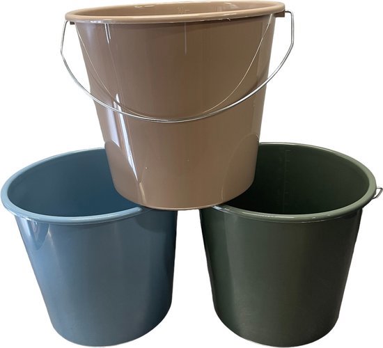 Prodotti per la casa secchio in plastica da 10 litri colori eco