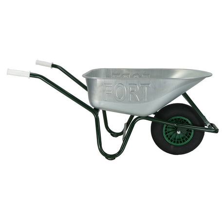 Carriola Fort Products da 80 l, contenitore zincato, base verniciata