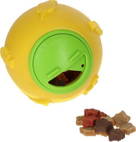 Prodotti pallina snack per gatti 7,5 cm gialla