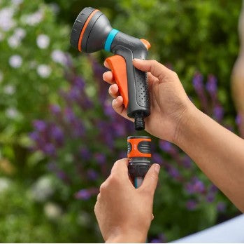 Set iniziale multispray Gardena Classic incl. pistola a spruzzo Water Stop (18373-20 | spruzzatore | Water Stop | rubinetto | collegamento tubo)
