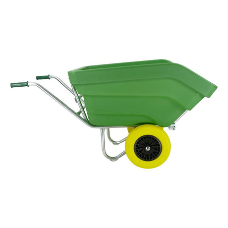 Fort prodotti carriola ribaltabile f s 300l verde 2 nml ruota
