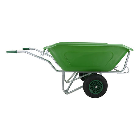 Carriola Fort Products f s 350l base zincata verde 2 ruote pneumatiche