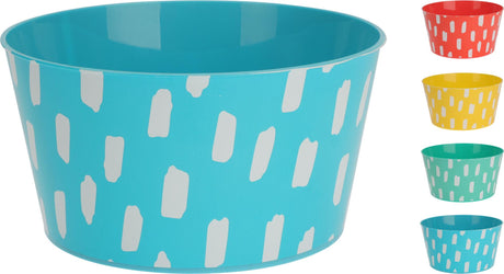 Eccellente set di ciotole per la casa in plastica da 4 pezzi da 750 ml con stampa