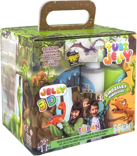 Tuban - set tubi gelatina con 6 colori e piccolo acquario – mar