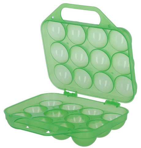 Portauova in plastica Kerbl Products per 12 uova verde