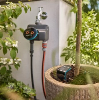 Computer per irrigazione Gardena smart dual water control (grigio turchese, 19034-20)