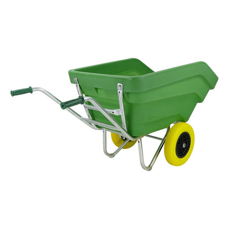 Fort prodotti carriola ribaltabile f s 300l verde 2 nml ruota