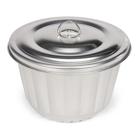 Poffert in latta per budino di patisse 1,2 l rotondo 16 cm 185 gr