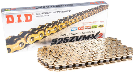 La catena D.i.d ha aperto 525 zvmx2 126n oro oro