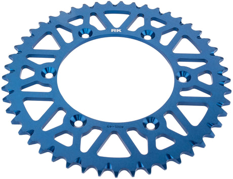 Ruota catena Rk 520 49z alu bl.elox autopulente.